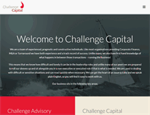 Tablet Screenshot of challengecapital.com